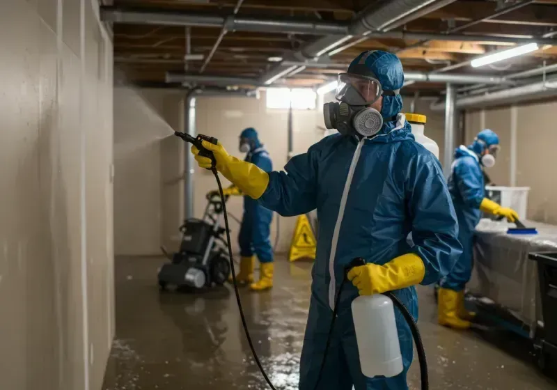 Basement Sanitization and Antimicrobial Treatment process in Glenmont, MD